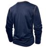 Fall Spring Men Shirt Buttoned Stand Collar Color Matching Pullover Slim Fit Mid Length Casual Daily