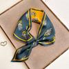 75cm Neckerchief Scarf Multi-functional Ladies Neck Tie New Satin Silk Ribbons  Summer