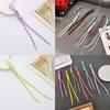 20pcs/10pcs Hand-Woven Keychain Pendant Making Supplies Fashion Bag Cup Lanyard Mobile Phone Chain Braided Knotted Jewelry