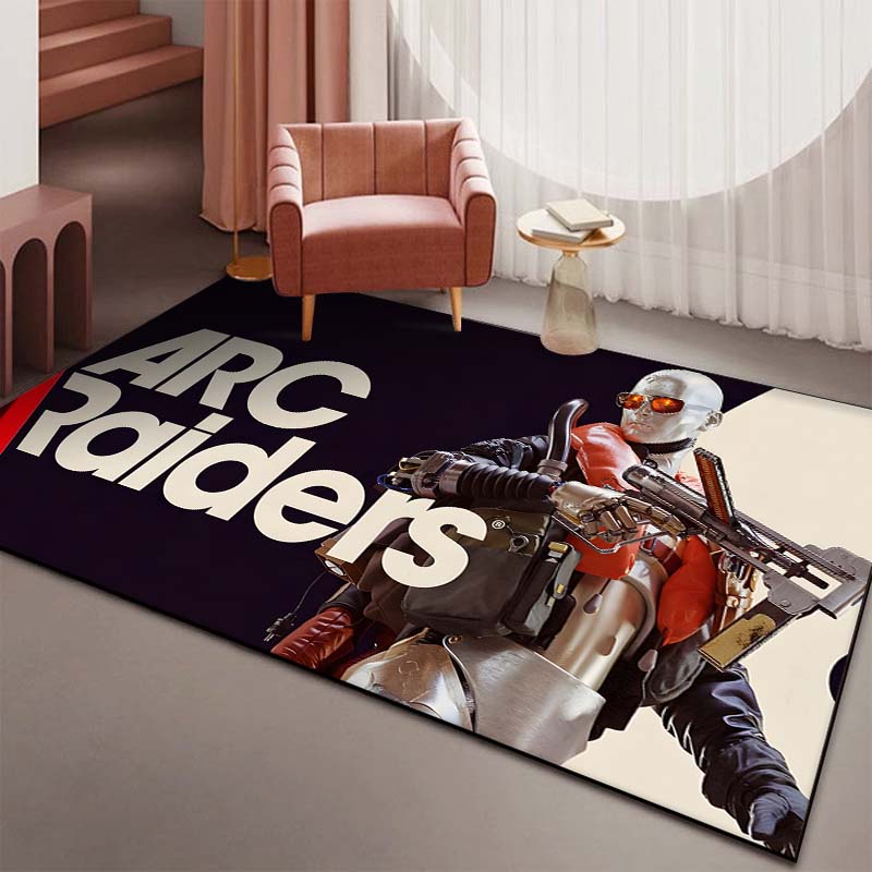 Multi-size A-Arc R-aiders Pattern Carpet for Living Room Bedroom Sofa Home Decor Non-slip Floor Mat Play Area Rug
