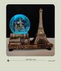 Creative Luminous Eiffel Tower Snow Globe Music Box - Retro Desktop Decoration