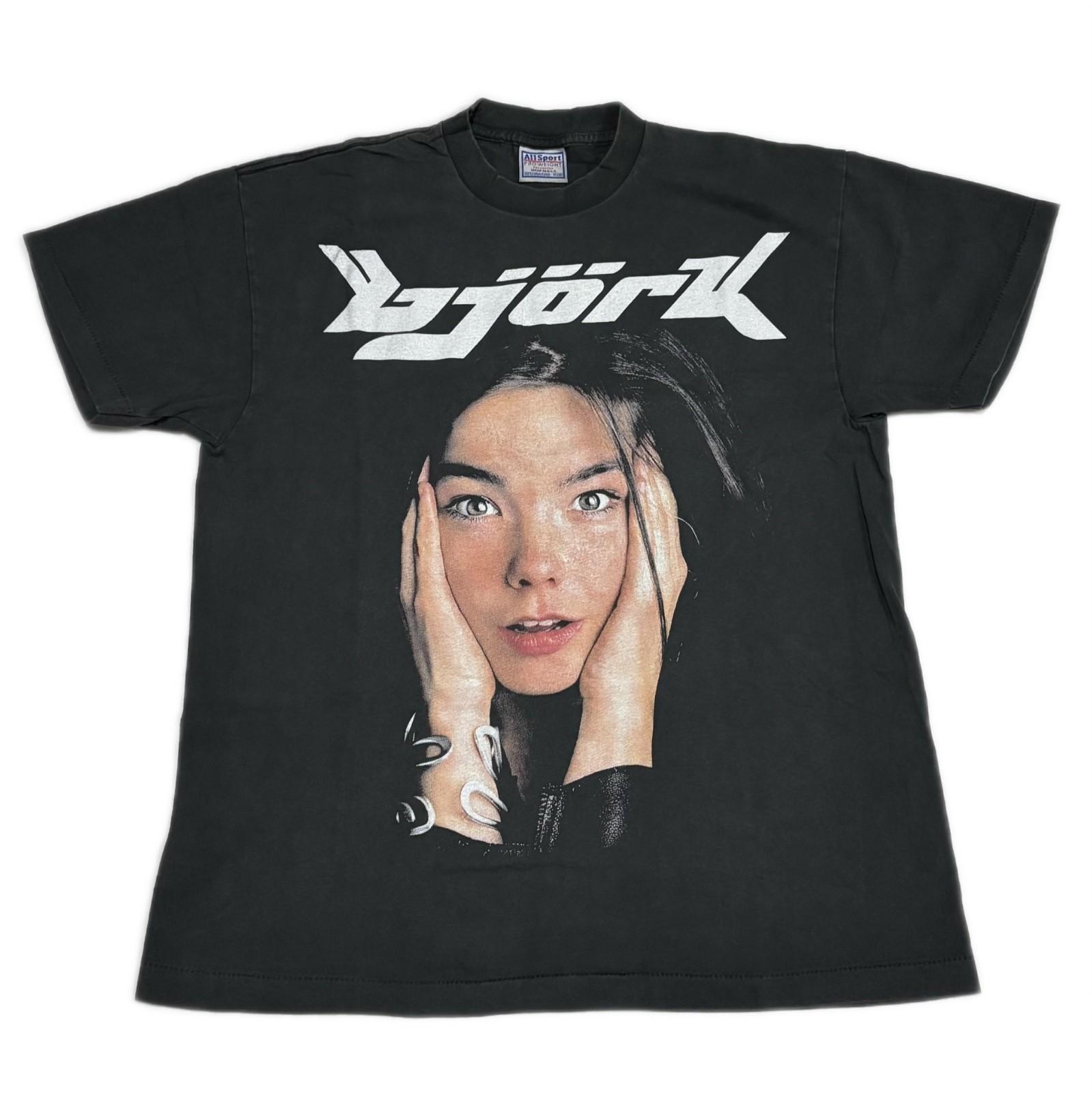 Vintage BJORK Isobel Promo Album Band 90s Tour XL Single Stitch T-Shirt REPRINT S