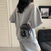Small Mobile Phone Bag Hat Pattern Women's Shoulder Bag Mini Denim Crossbody Bag Coin Purse