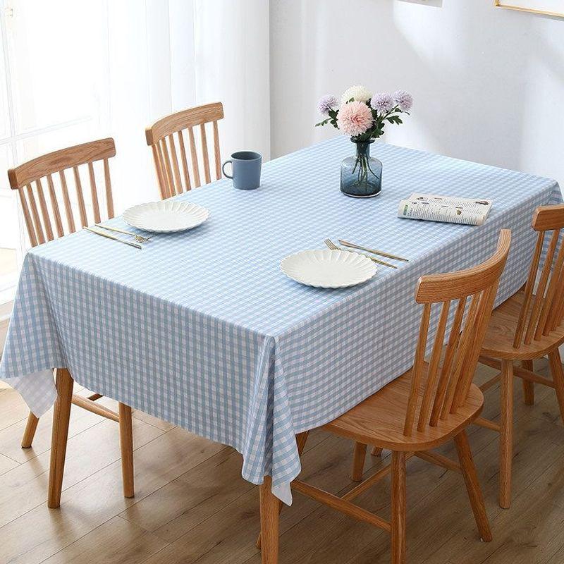 Waterproof & Oil-Proof PVC Tablecloth - Washable Student Rectangular Desk & Dining Table Mat