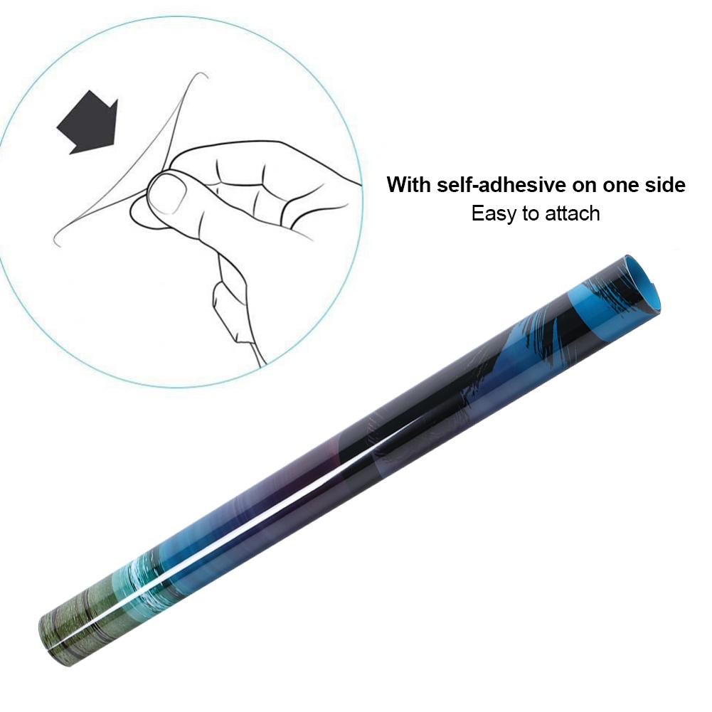 PVC Klebefolie Sonnenuntergang am Meer Wolkenmuster Aquarium Hintergrund Poster Aufkleber Fischbecken