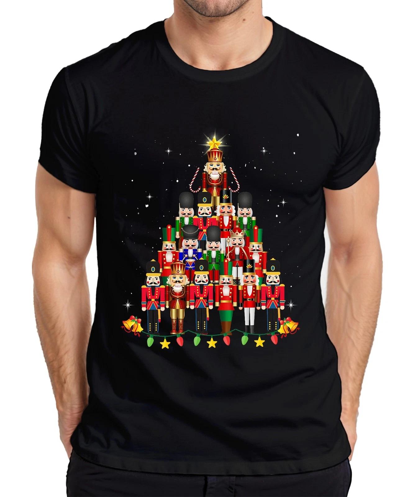Nussknacker Pyramide Weihnachtsbaum Geschenk Vintage Herren T-Shirt M