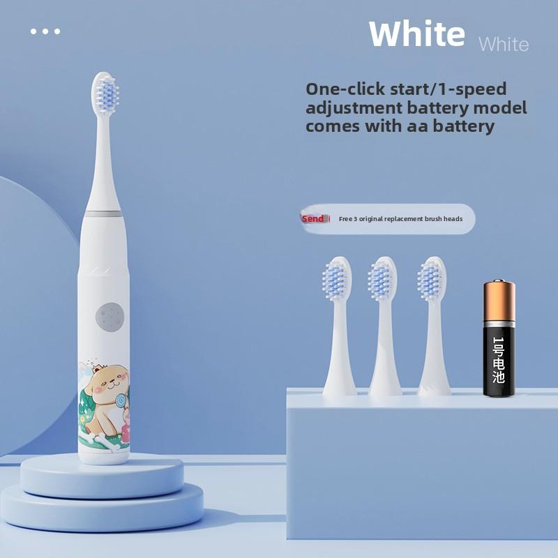 New Children's Toothbrush Cartoon Sonic Toothbrush Electric Soft Bristle Rechargeable Children's Electric Toothbrush
