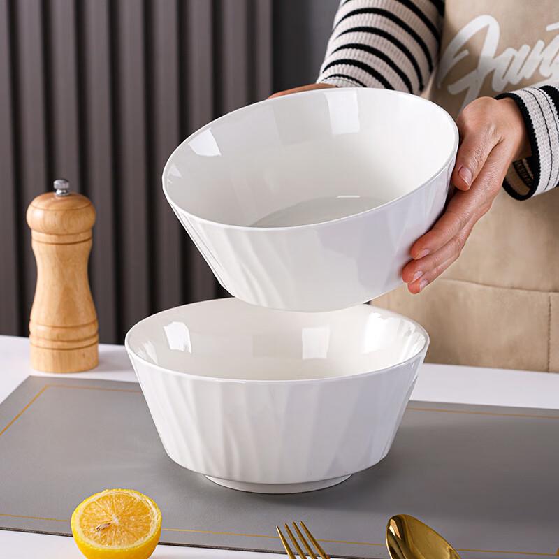 Jieyaji Underglaze Ceramic Soup & Noodle Bowls