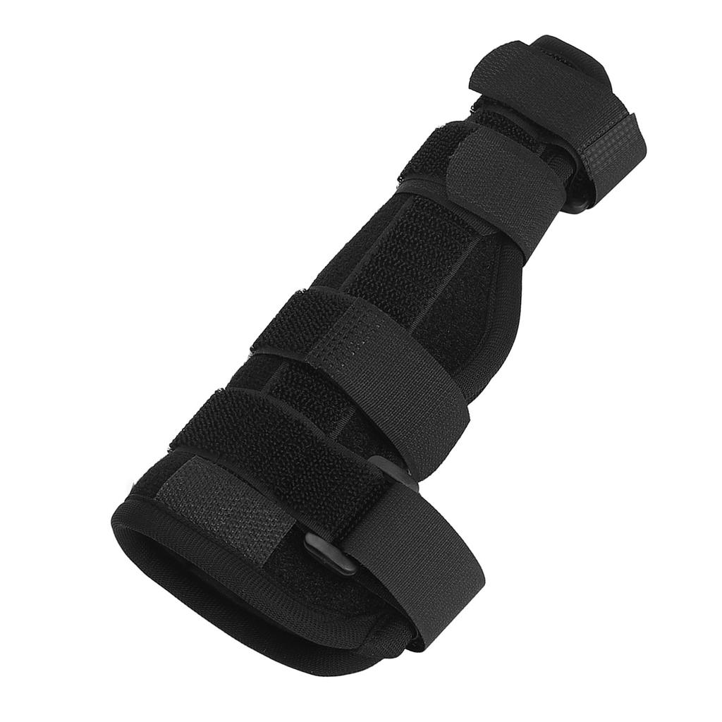 Orteză cu 2 degete cu placă de aluminiu încorporată, absorbantă de transpirație, respirabilă, suport pentru atele de degete pentru bro