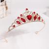 Heart-Shaped Crystal Headpiece Crown Bling Bling Children's Crown  Ballet Performance