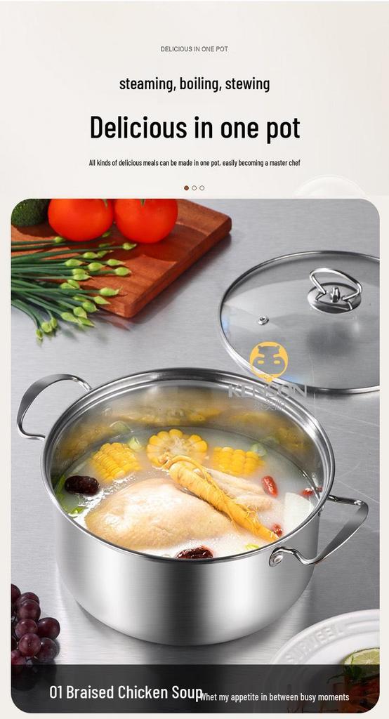 Stainless Steel Cookware & Tableware 6-Piece Gift Set