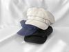 Women's Fall/Winter Linen Belt Sailor Hunting Cap Bread Hat