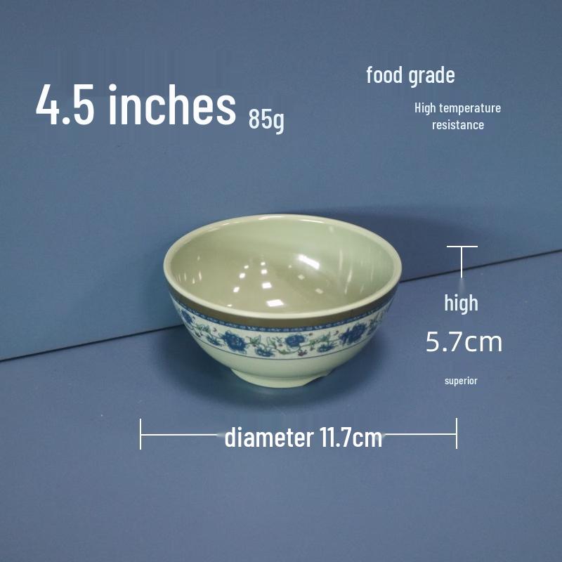 Blue & White Melamine Dinnerware