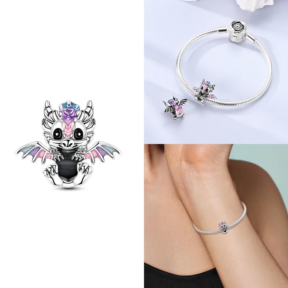 Broken Bird Egg Dragon Eggs In Blue Ice Beads Charms Fit Bracelet Diy Friend Gift Children'S Day Diy Necklace Women