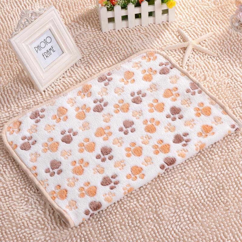 Autumn & Winter Warm Coral Fleece Dog Blanket