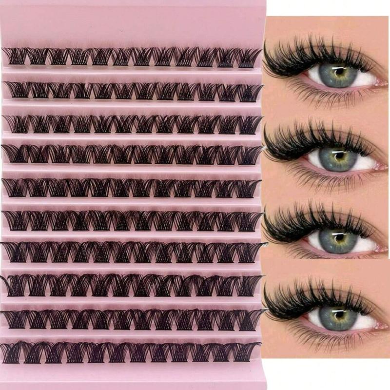 1 krabička trsové řasy 8-16 mm nadýchané jednotlivé řasy přirozený vzhled řasy D prodloužení řas trsy umělé řasy