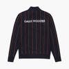 LECOQ GOLF Men'S Striped Half-Zip Sweater _Navy Gq321Mkp93