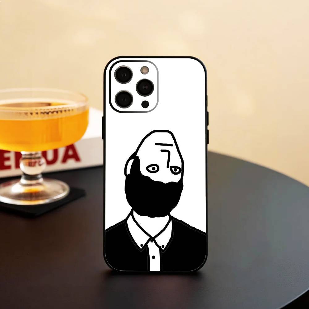 

J-Jean J-Jullien M-Minimalist Art Phone Case Silicone Soft For IPhone 17 16 15 14 13 12 11 X XR Plus Pro Max Plus iPhone16plus
