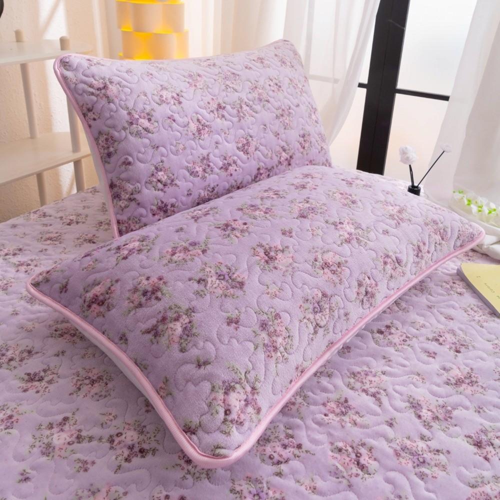 Comfortable 48*74cm Pillow Cover Cotton Velvet Pillow Case Protector Cartoon Rectangle Pillowcase Autumn/Winter