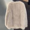 Fashion New Arrivals Faux Fur Material Women's Warm Coat Mid-Length Thickened Warm Luxury-inspired Coat Versatile and Stylish
