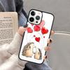 Hedgehog and Balloon Phone Case for iPhone 17 Air 16 16e 15 Plus for Apple 13 11 12 14 Pro Max Cover coque Shell