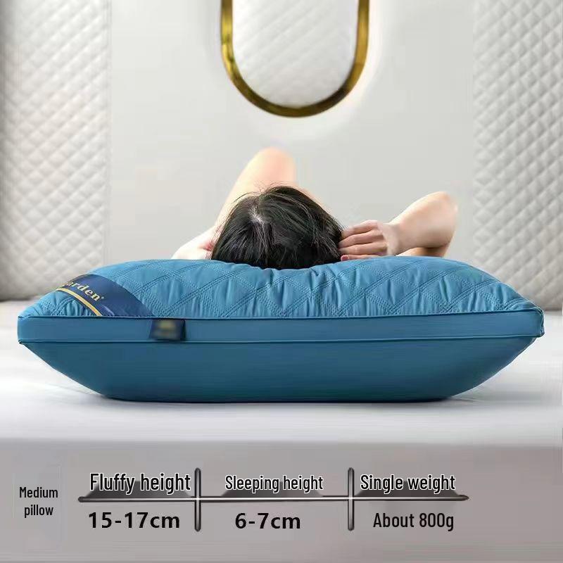 Feather Velvet Soft Pillow Set - Two-Pack for Adults