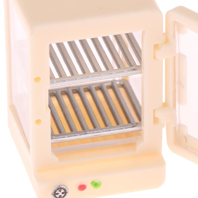 1/12 Dollhouse Bread Desserts Display Cabinet Model Dollhouse Mini Kitchen Furniture Decoration Dolls House Accessories