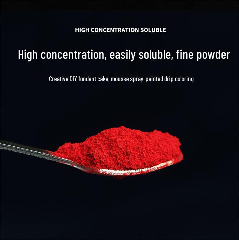 Chocolate Oil-Soluble Food Color Powder for Pastry, Mousse, Fondant, Glaze & Lipstick - 10g