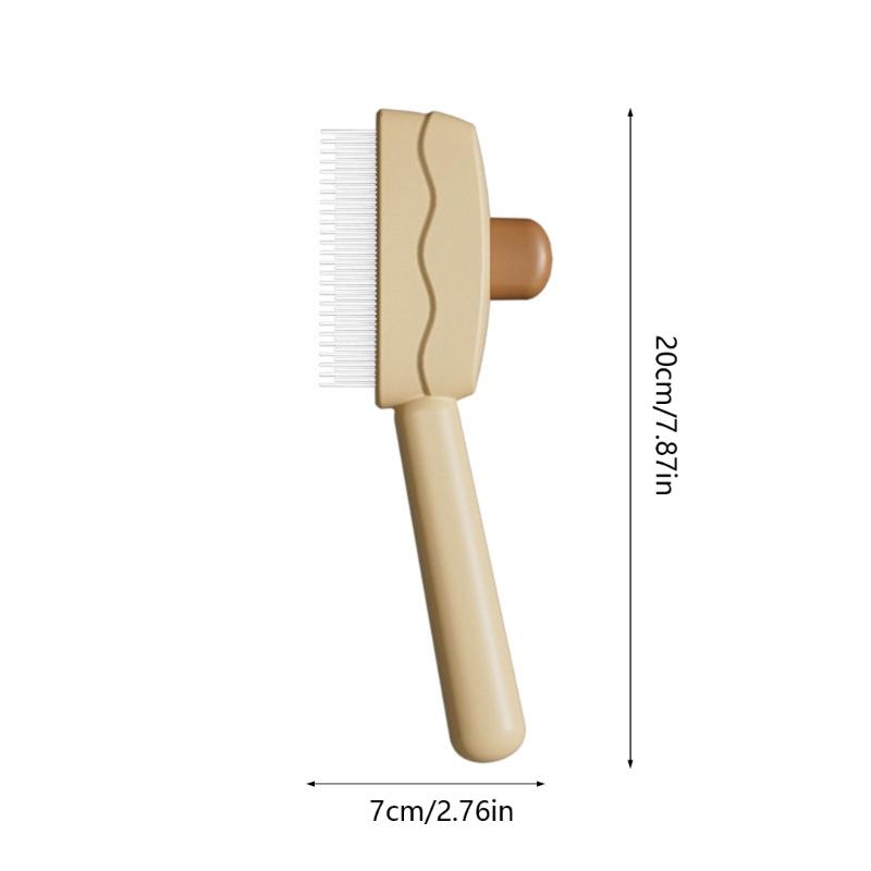Gentle Pet Hair Brush ABS Deshedding Comb Cats Massage Grooming Tool Reduces Shedding Regular Use