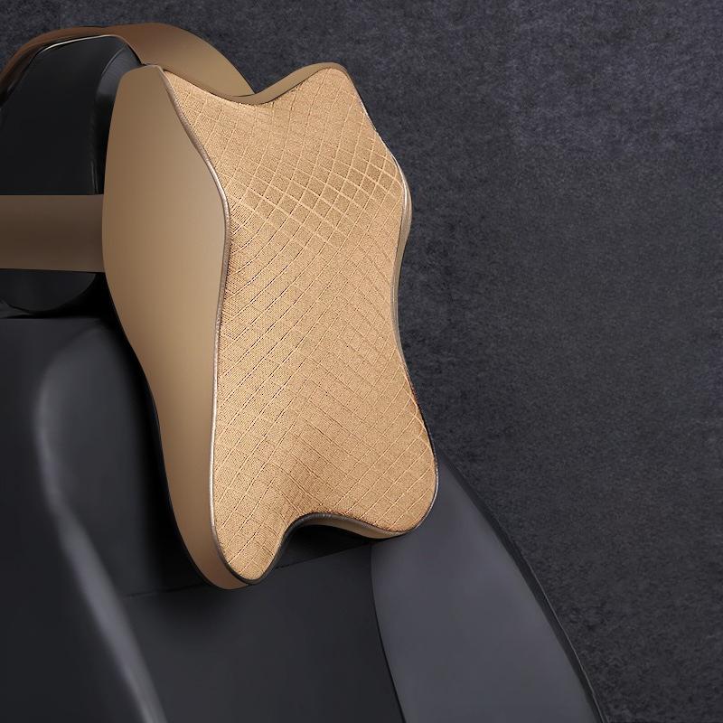 Comfortable Car Seat Neck Headrest Cushion Memory Cotton For Neck Back For Office Chair 3-point Support Design Reduce Fatigue