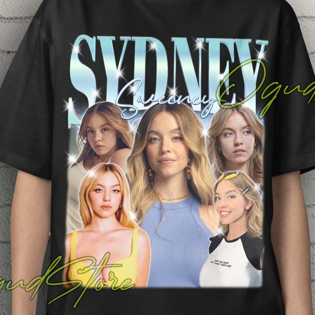 T-shirt Unisex Meme di Sydney Sweeney: Maglietta Divertente di Serie TV