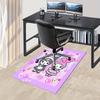 Office Rug Kuromi, My Melody Anti-Slip Rug, Machine Washable for Living Room, Bedroom, Office, Multiple Sizes, Bedroom Mat, Decorative Mat, Durable Ma
