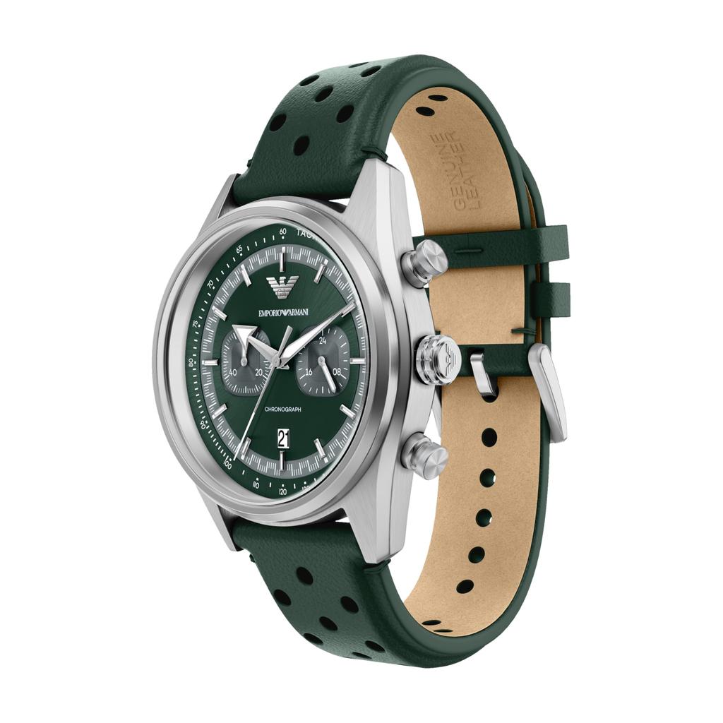 Emporio Armani Men's Analog Leather Watch AR11782