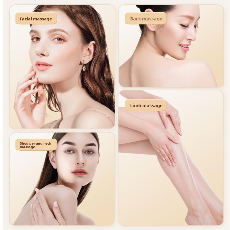 Beauty Heating, Micro-current Neck Body Massager, Scraping Instrument, Essential Oil Scraping Massager, Electric Scraping Board