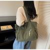 Vintage Corduroy Tote Bag for Women Large Capacity Shoulder Bag Casual Handbag College School Shopping Travel Tote Bag