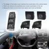 4Pcs Front Driver Window Switch Button Cap Fit for Mercedes-Benz C-Class E-Class GLK W204 W212 E220 C180 C200 C220 C300 C250 W166 Driver Side Front