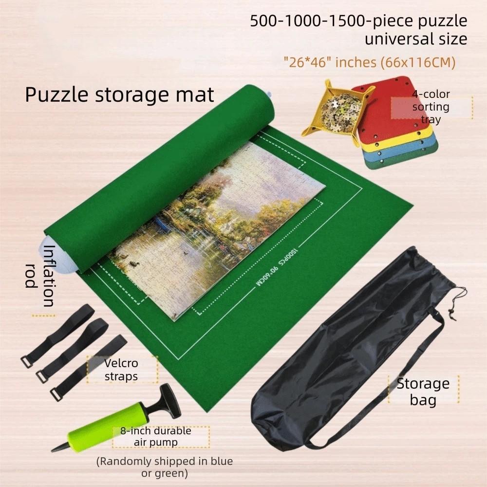 Roll Up Jigsaw Puzzle Storage Mat Set Puzzles Keeper  Parent-child Early Education