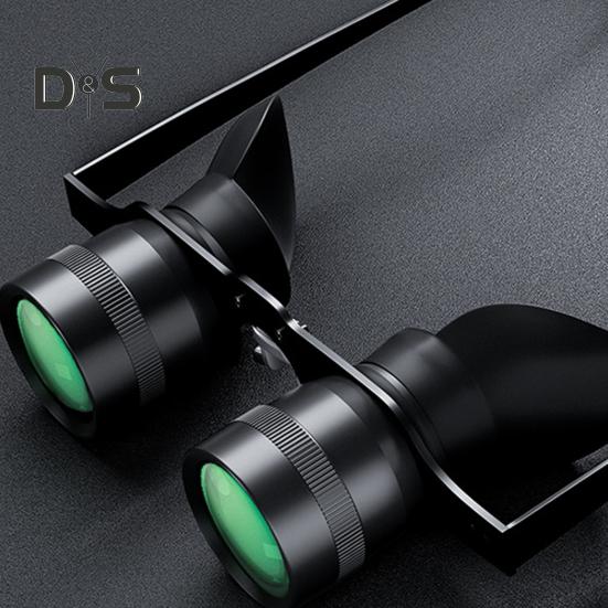 Outdoor Fishing Binoculars Glasses 10X Zoom Magnification Adjustable Hands-Free Portable Bird Watching Theater Concert Binocular Telescope