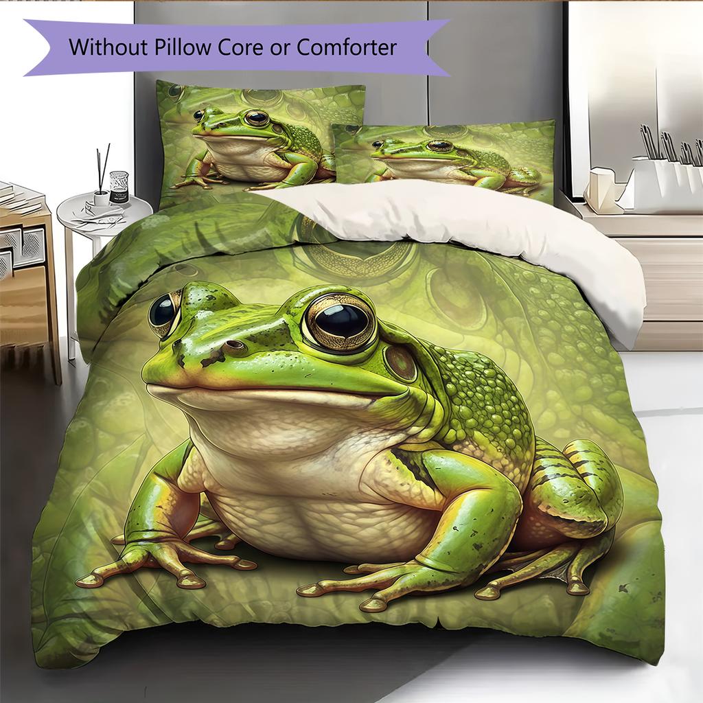 Cartoon Pattern Bedding Quilt Set Quilt Cover Pillowcase Home Decoration Birthday Gift (1 * duvet cover + 2 * pillowcase, without core)