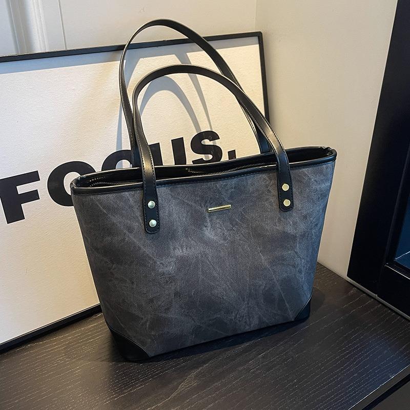 Premium Commuter Tote Bag Fashionable Versatile Big Bag Women's 2 New College Students Class Shoulder Bag