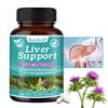 Liver Support Capsules, Milk Thistle, 20+ Herbal Nutrients, 120 Caps