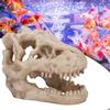 Dinosaur Skull, Fish Box Small Skull Aquarium Decorations Dinosaur Skeletons Aquarium Ornaments Skeleton Hole Artificial Dinosaur Skull Skeleton Orna