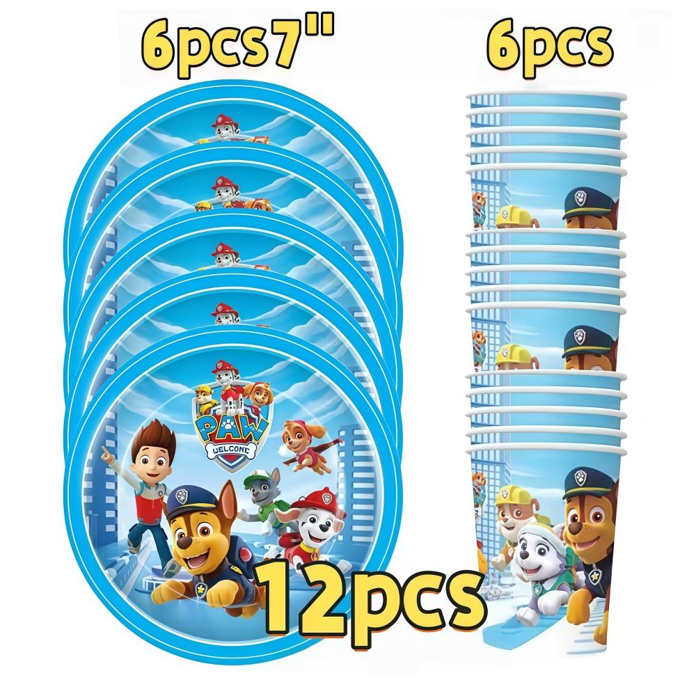 Ed Birthday Party Decorations Balloons Tableware Paper Cups Plates Tablecloth Party Decorating Accessorie For Boy Girl