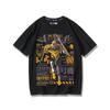 Hot Sale Neon Genesis Evangelion Unit-01 Tech Print Black Graphic Print T-Shirt 2026 Summer Oversized Streetwear Harajuku Fashion Summer New  Tee