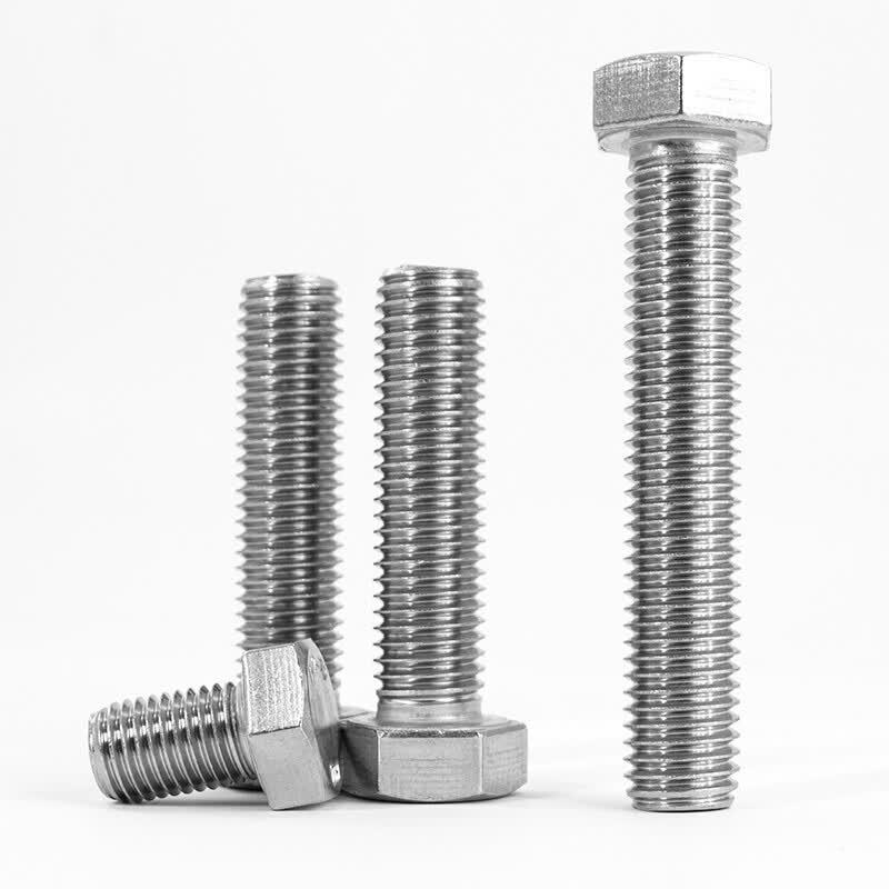 HK-20 304 Stainless Steel DIN933 Full Thread Hex Bolts