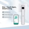 Smart Fingerprint   5 in 1 Keyless Entry Biometric Lock with APP Control Password Keypad IC Card Auto Lock for   Apartment