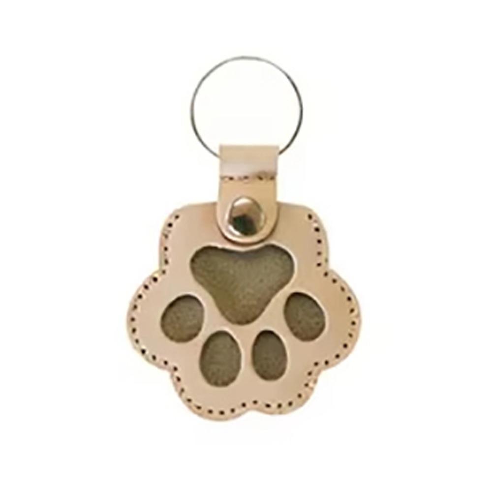 

Підвіска Аксесуар Відбиток лапи Брелок Підвіска Багатоколірна Меморіали для домашніх тварин Сумка Кішка Собака абрикосовий