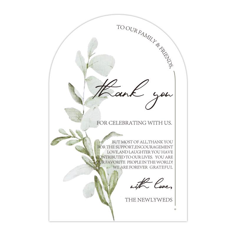 Watercolor Wedding Event Seating Cards & Thank You Cards - Floral Table Decorations