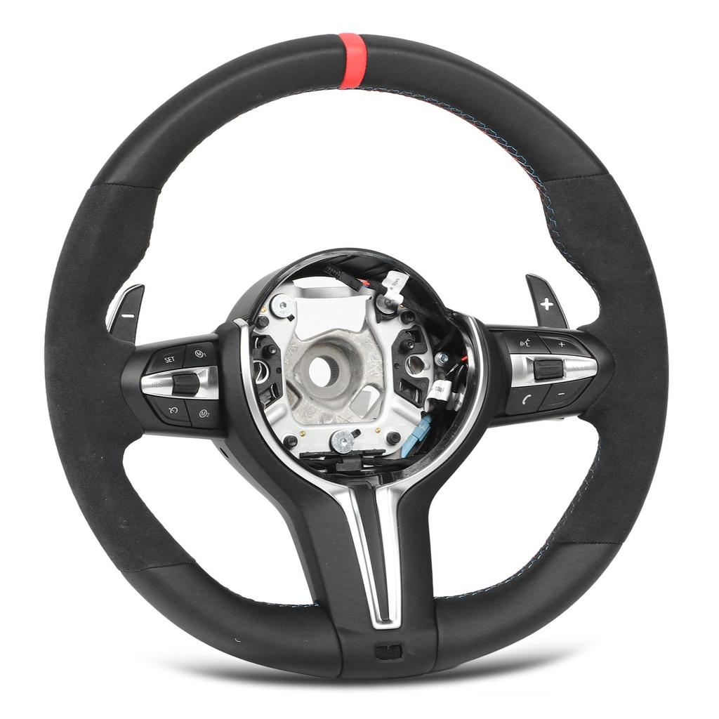 MP V2 Nappa Leather Suede Steering Wheel Wiith Finger Ridges for M5 M6 F10 F12 F13 F06 M Sport