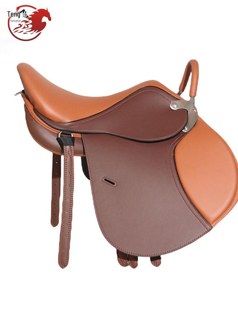 All-Purpose Children's Saddle Set for Shetland Pony Teaching & Riding with English Tack & Stirrups